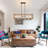 Hainesport 5 - Light Rectangle Chandelier Dining Ceiling Lights Vintage Chandelier Dining Room Light