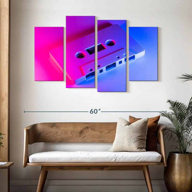 Cassette couleur Abarca, H 32 po x l 52 po