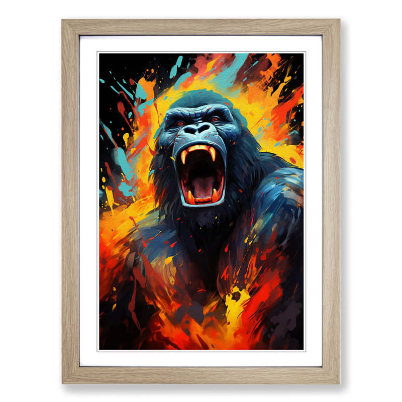 Gorilla Tachisme - Framed Print