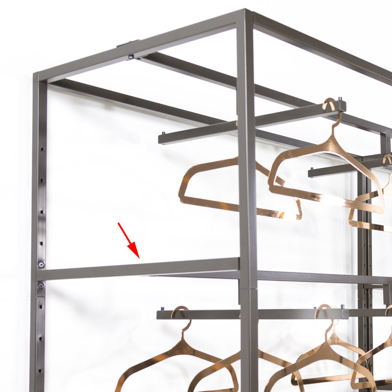 Octavio 50'' Metal Clothing Rack