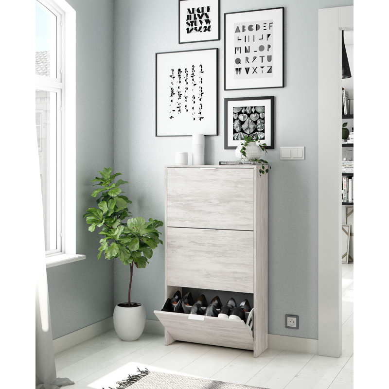 Diviel 3 Door Manufactured Wood Wardrobe