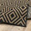 Tapis intérieur / extérieur noir / brun clair Ayma-29515332