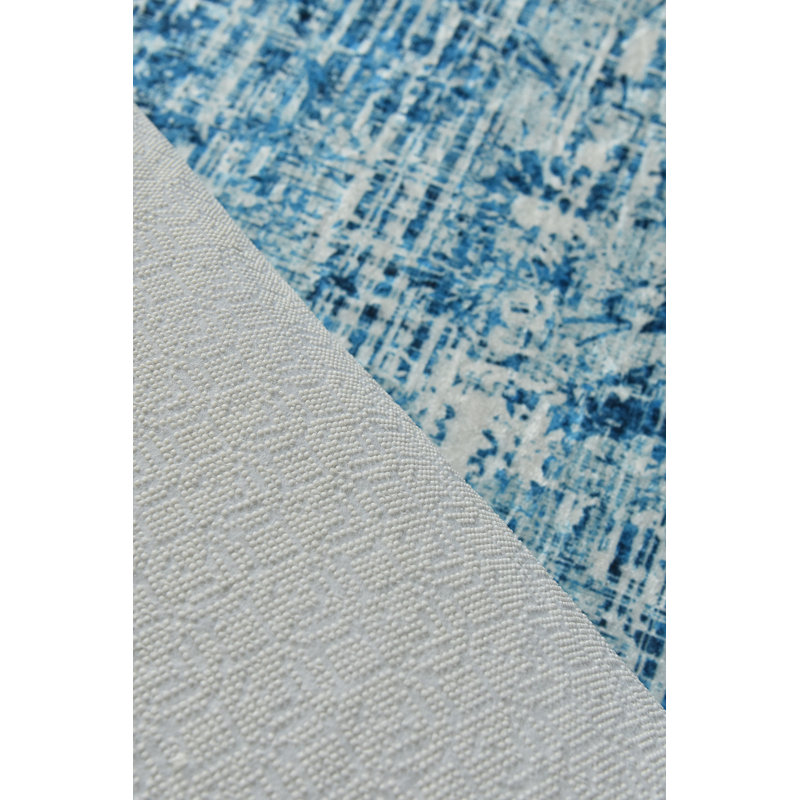 Tapis de qualité supérieure (5,2 x 7,5 pi), 100% polyester, hauteur de velours de 0,2 po | Antibactérien, antidérapant, dessous lavable à la machine | Conception élégante pour le décor du salon et de la chambre à coucher, douce et durable