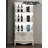 European Style Solid Wood Carved Bar Cabinet
