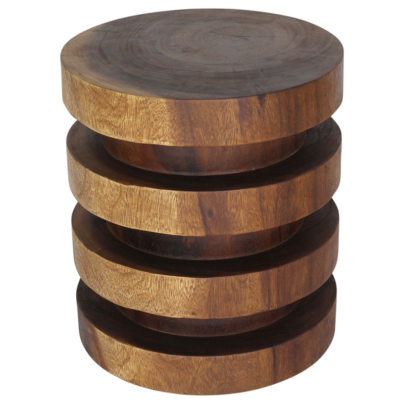 Hardisty Solid Wood End Table