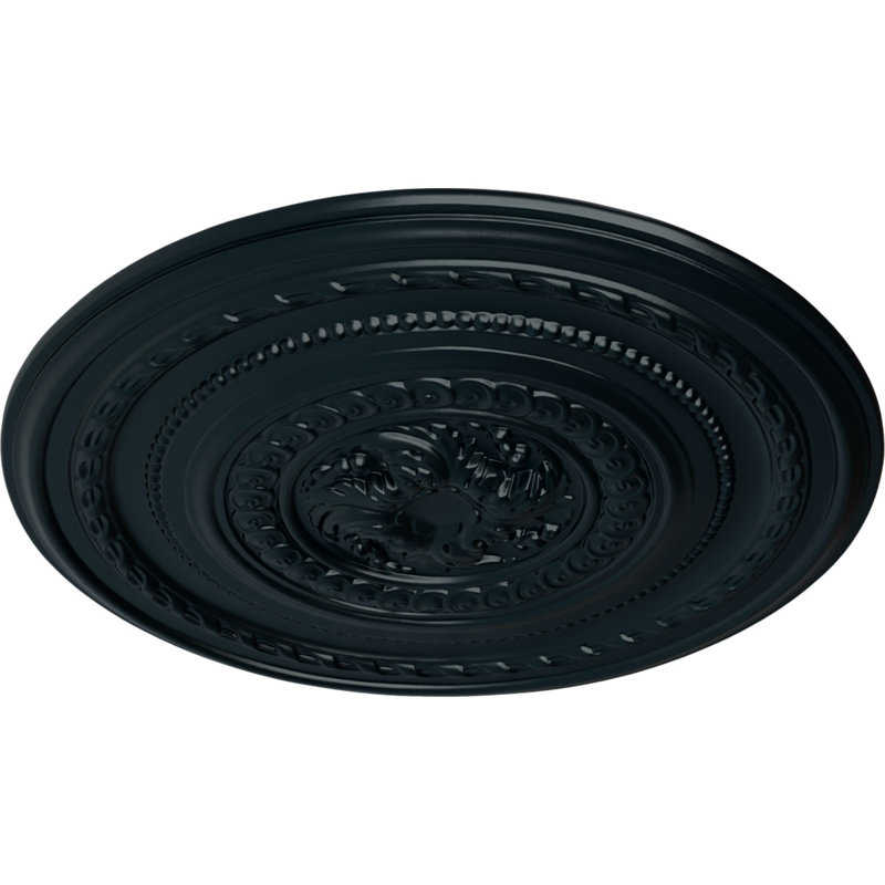 26 médaillon de plafond perle de 26 1/4 po x P 1 1/2 po (convient aux auvents jusqu'à 1 7/8 po), Belladone
