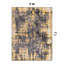 Tapis jaune / ivoire / gris Malica-92615267