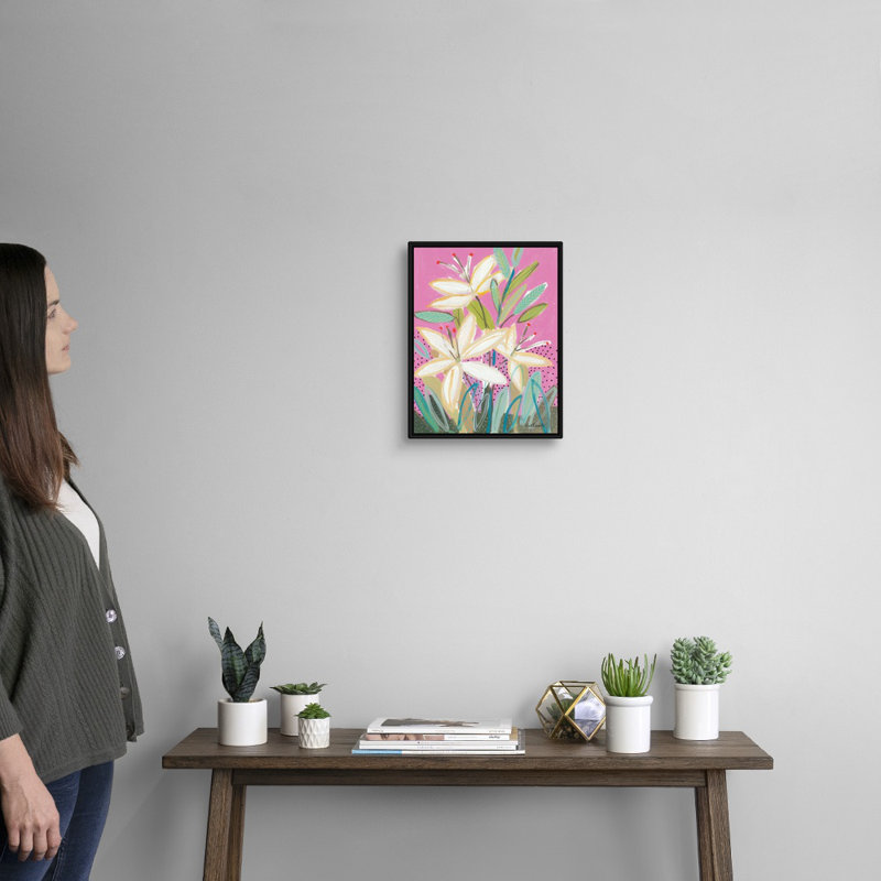 «Racines pour chaque autre» par Kait Roberts, reproduction d'art sur toile, Cadre noir, H 16 po x l 13 po x P 1,75 po