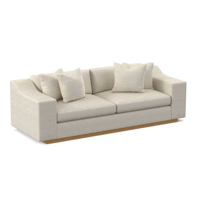 Barrett Sofa, Amber, Filigree Ivory 100% Polyester