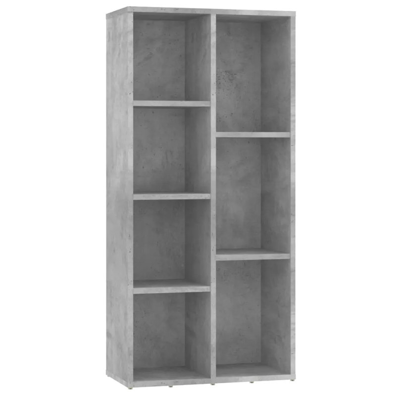Mamet 106 cm H x 50 cm W Standard Bookcase, Concrete Grey
