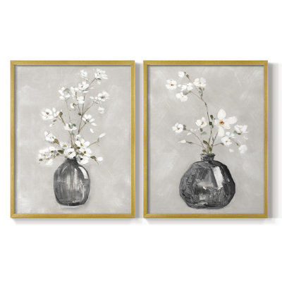 Cottage Spring I-Premium Framed Print -Ready to Hang - No Nails Required - No Nails Required