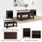 Magnolia 3 Piece Coffee Table Set-255694330