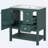 Omani 30'' Single Bathroom Vanity with Ceramic Top-1098097766