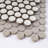 Supreme Tile Metro Round 0.8" x 0.8" Porcelain Penny Round Mosaic Wall & Floor Tile-50385471