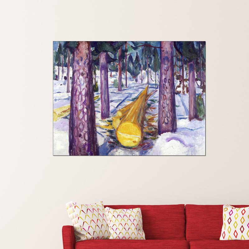 Edvard Munch - Wrapped Canvas Painting, 90cm H x 120cm W x 1.8cm D