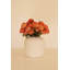LOT DE SEPT DALHIS ARTIFICAUX - ORANGE