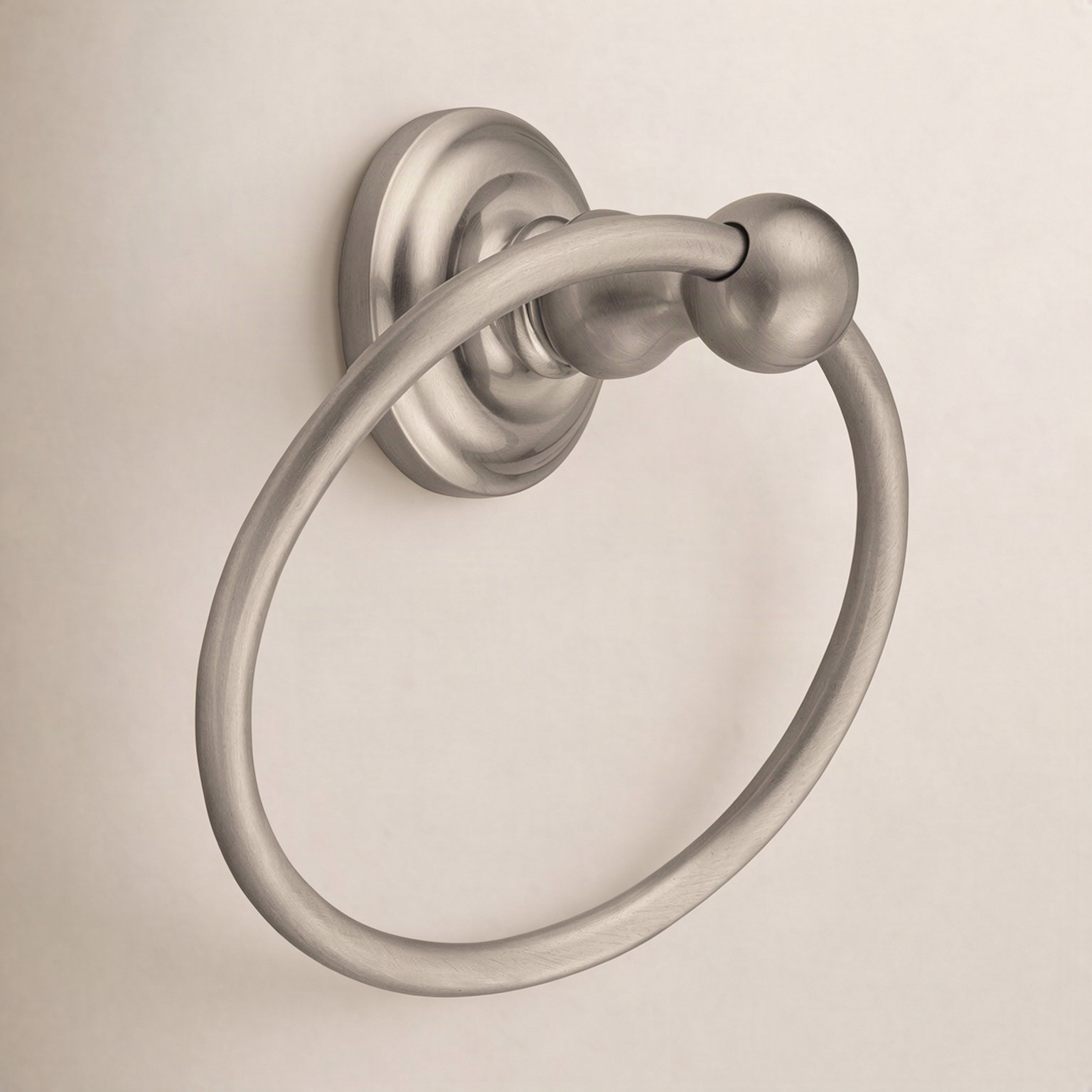 Madison Wall-Mounted Towel Ring, Chrome