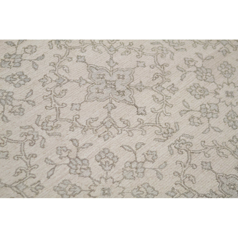 Wool Area Rug in Beige