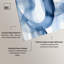 Art mural bleu moderne Fading Blue Mist III-118140534