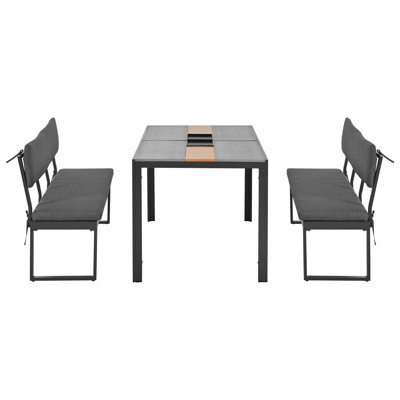 Bekelja Rectangular 6 - Person 140cm Long Dining Set with Cushions