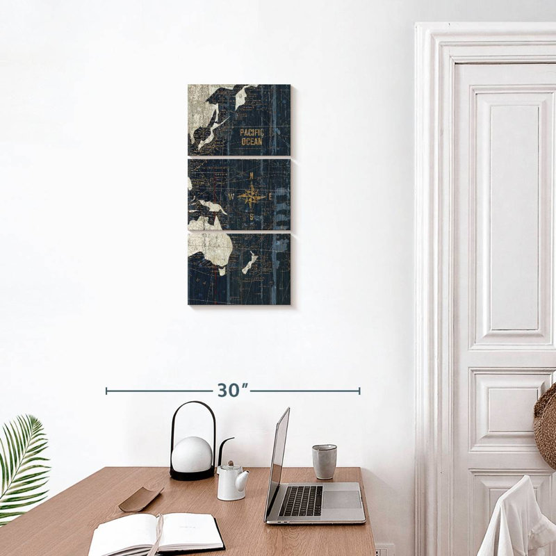 Vieux monde Allyesa bleu V, H 27 po x l 12 po