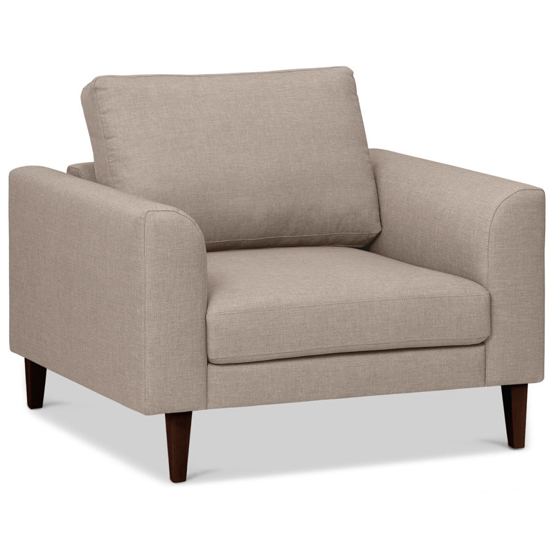 Tommy Armchair, Beige, Wenge