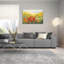 Art mural en verre acrylique, 24 po x 16 po, Winston Porter «Oriental Poppy Field Crop» par Carol Rowan-993396362