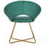 Fauteuil papasan large en velours 27 po Woolhorpe-1496686536
