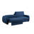 Coddle® Optic Queen Size Convertible Sleeper Sofa with USB-A/C & AC Power Ports in Performance Velvet Fabric-125151128