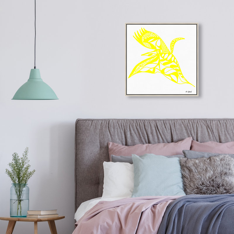 Manuel Roman - Swan Dance Print by Oliver Gal, 17"H x 17"W, Silver Floater Frame