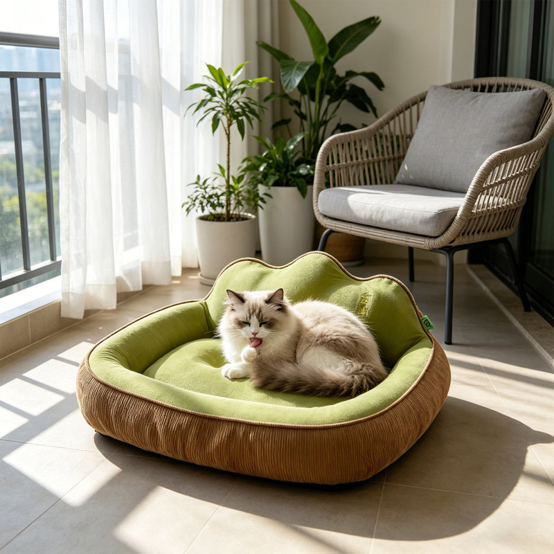 Tapis lavable toutes saisons pour chien avec sécurité renforcée 11,8 x 15,7 po pour petits chiens de moins de 5 lb, Brown