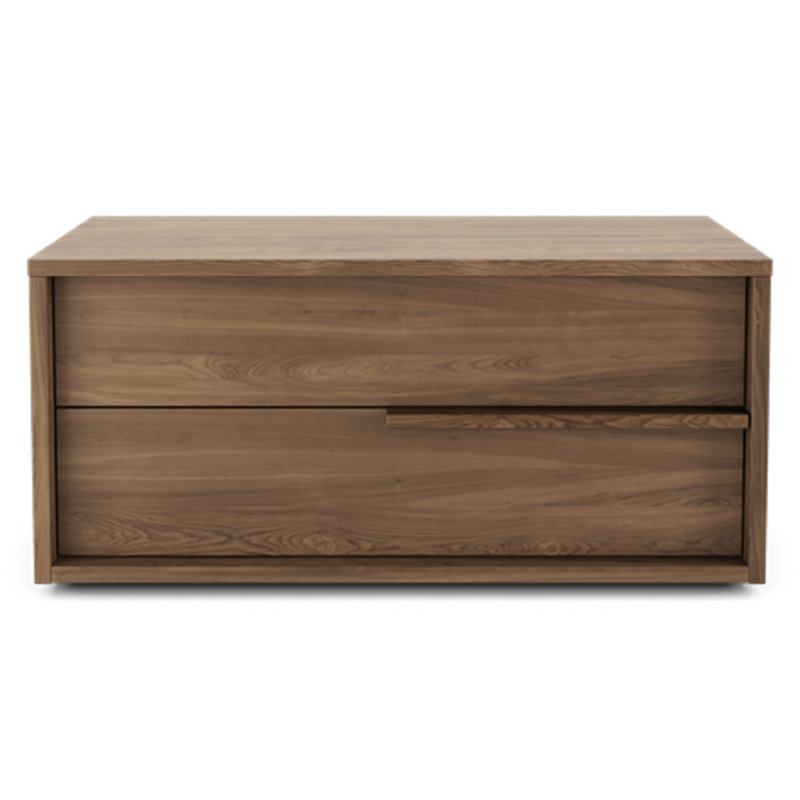 Jane 2 - Drawer Nightstand, Walnut, Left