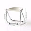 Chaise d'appoint pliante usagée Home Transparent Ins Retro Office Leisure
