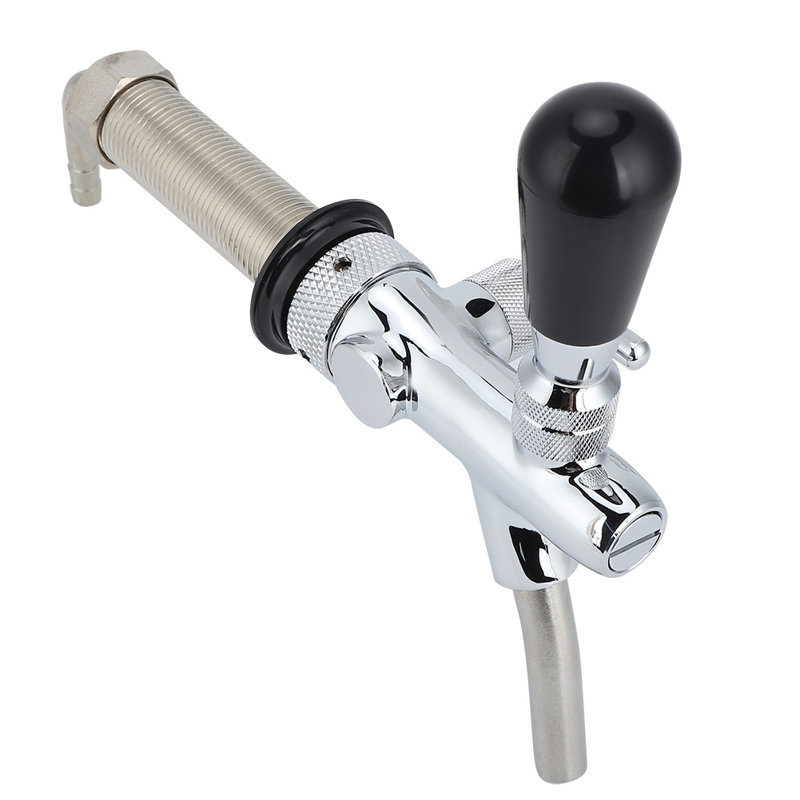 G5 / 8In Fil long robinet à bière à pression réglable robinet de distributeur d'outils de vin Accessoires de brassage à la maison