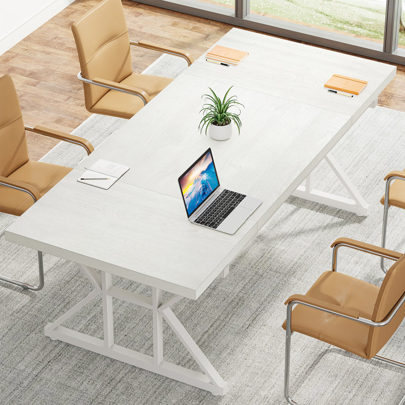 Ebern Designs Premi Rectangular Conference Table & Reviews | Wayfair