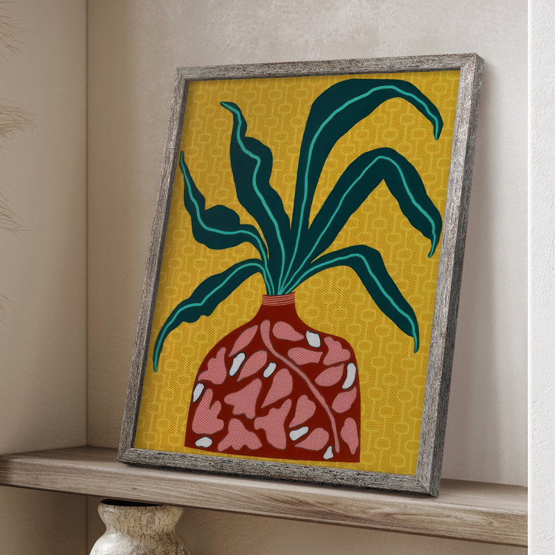 Reproduction encadrée Snappy Botanical III - bois massif, H 21 po x l 17 po