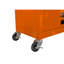 Boîte à outils roulante avec 8 tiroirs et caractéristiques pratiques - Armoire orange grande capacité-157247974