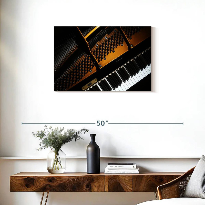 Abarca Inside The Piano, 20" H x 30" W
