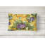  Coussin décoratif intérieur / extérieur à motif de fleurs abstraites