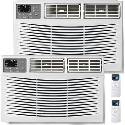 2 Pack 12,000 BTU Smart Window Air Conditioner with WiFi