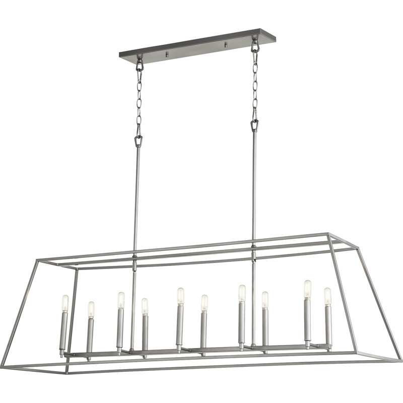 Arletta 10 - Light Lantern Pendant, Classic Nickel