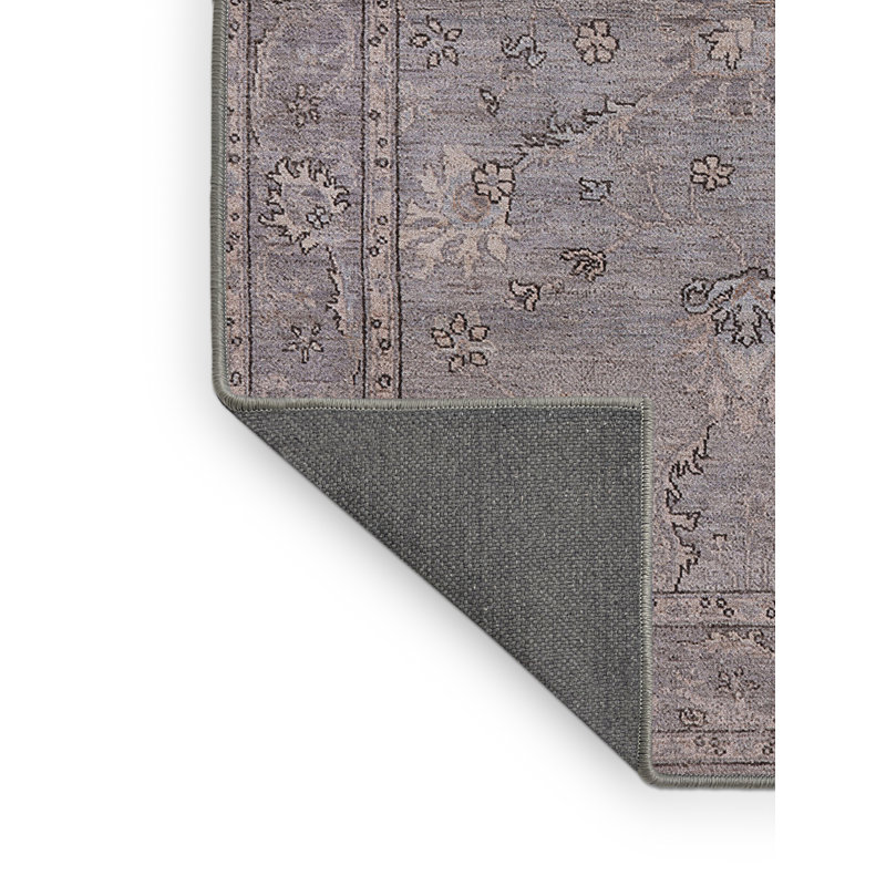 Tapis oriental gris Malkhas, Rectangle 7 pi x 9 pi