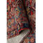 Tapis oriental rectangulaire en chenille multicolore rouge / noir-1512137309