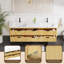 Meuble-lavabo mural avec lavabo et 6 tiroirs-2120798000-2120798014