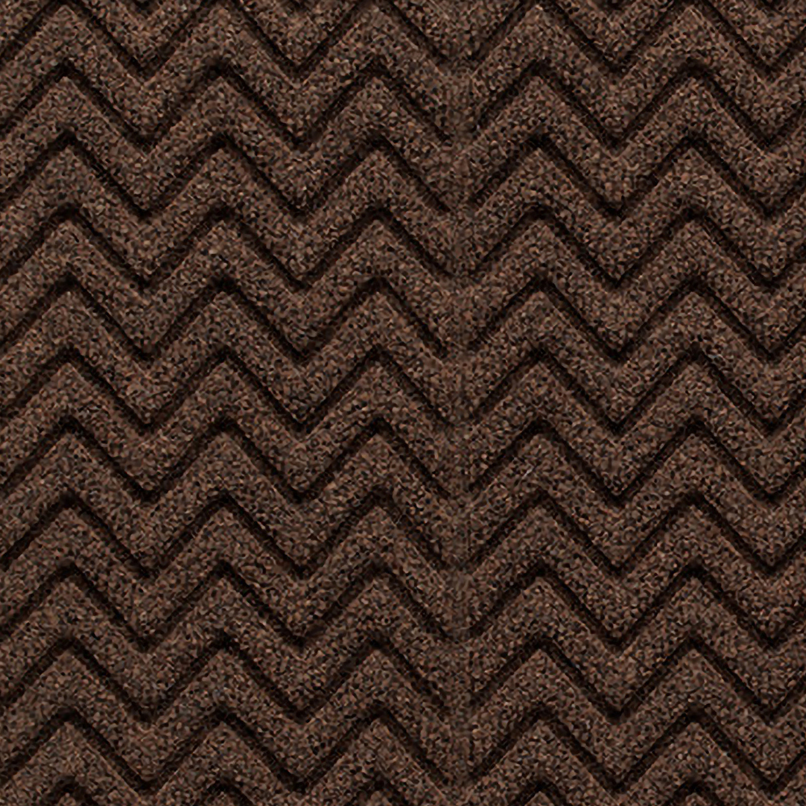 WaterHog Chevron Non-Slip Doormat, 24" W x 36" L, Dark Brown