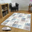 Tapis en polyester de qualité supérieure (5,2 x 7,5 pi), 100% antibactérien, antidérapant, 0,3 po de hauteur | Lavable à la machine, impression numérique 3D, tapis tissé durable | Idéal pour le salon, la chambre à coucher et les espaces repas-1782209924