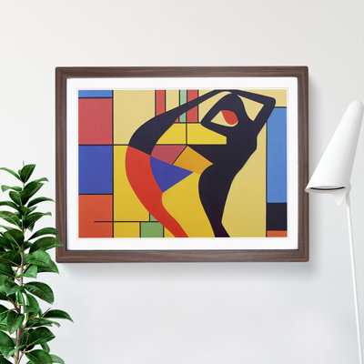 Abstract Woman Dancer Vol.3 - Framed Print