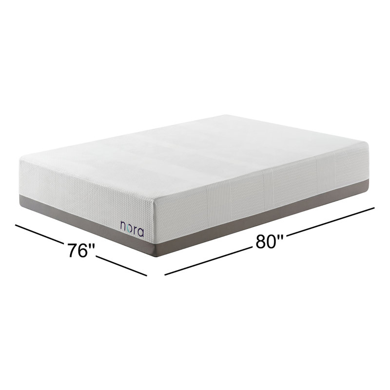 Nora 14'' Cooling Gel Plush Memory Foam Mattress with Premium Cooling Cover, King