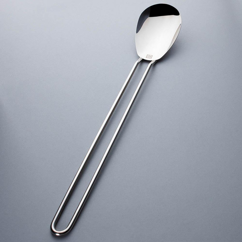 Cuillère de cuisine à fil solide huche