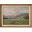 Green Meadow Mountain Landscape, reproduction d'art encadrée-91356129-91356127